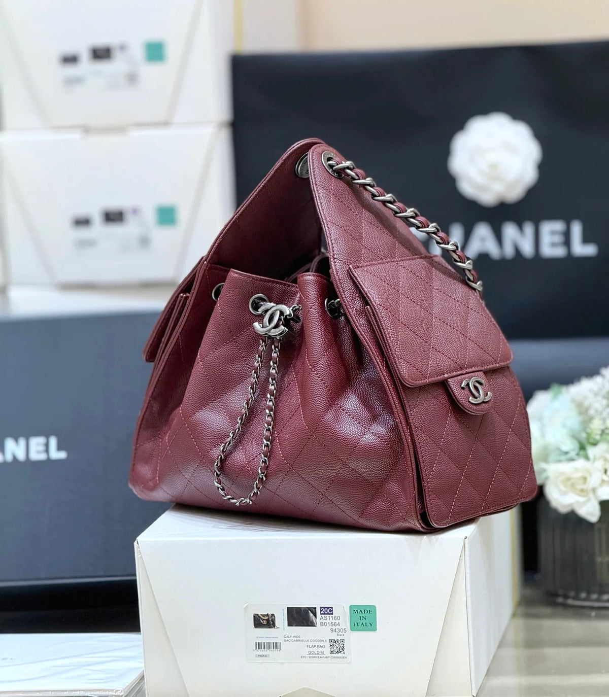CHANEL 25 Small Hobo Bag AS5293