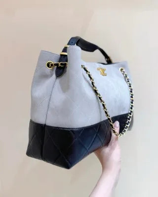 25A Suede Patchwork Hobo Bag 235002501960