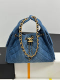 Chanel 25Bag Hippie Denim Blue AS5293