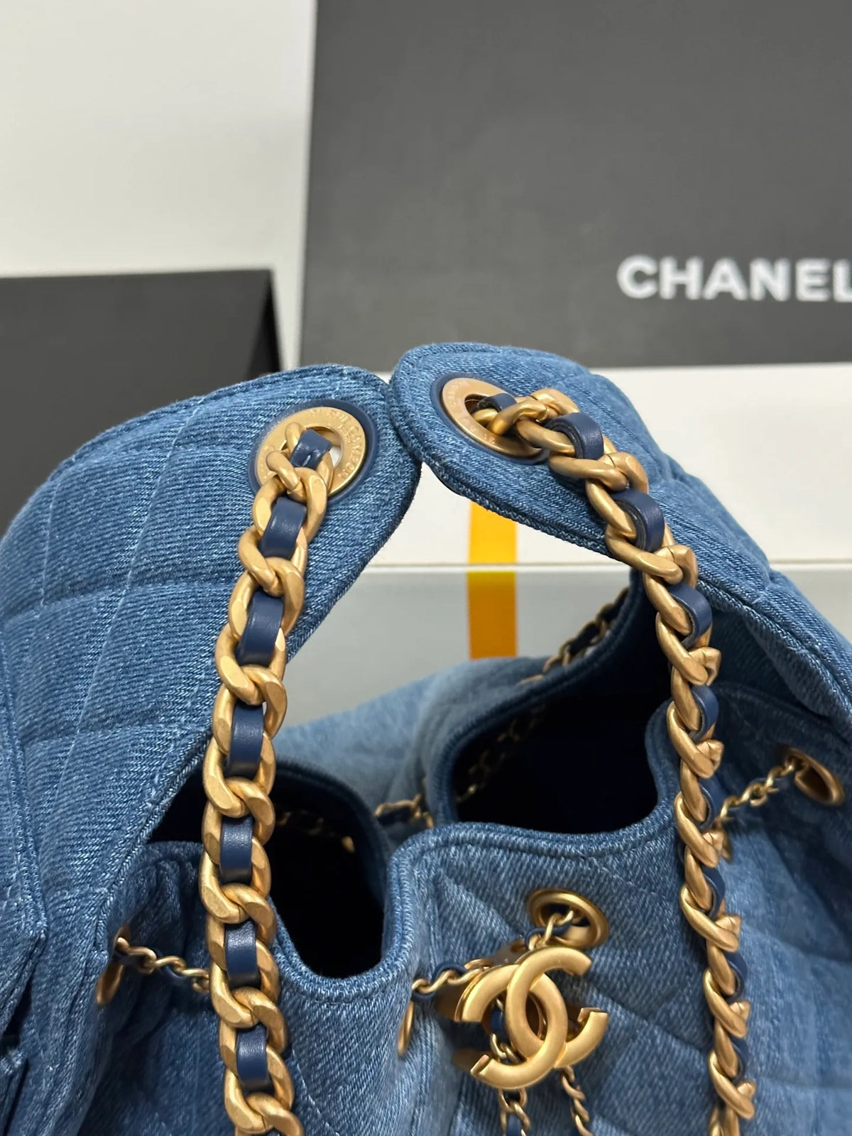 Chanel 25Bag Hippie Denim Blue AS5293