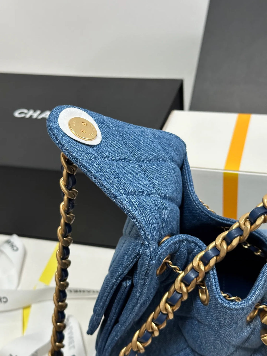 Chanel 25Bag Hippie Denim Blue AS5293