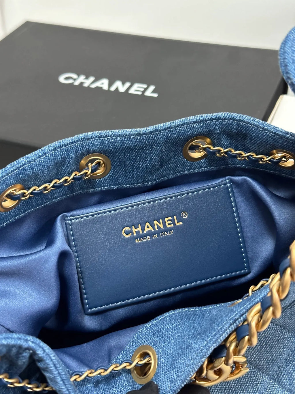 Chanel 25Bag Hippie Denim Blue AS5293