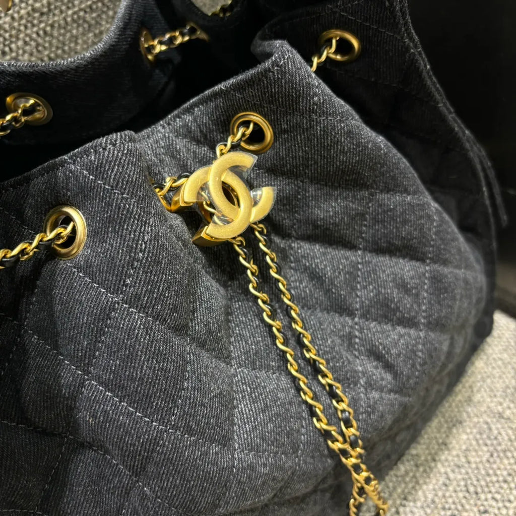 Ch@nel 25C Hippie Hobo Adjustable Chain Bag 139868