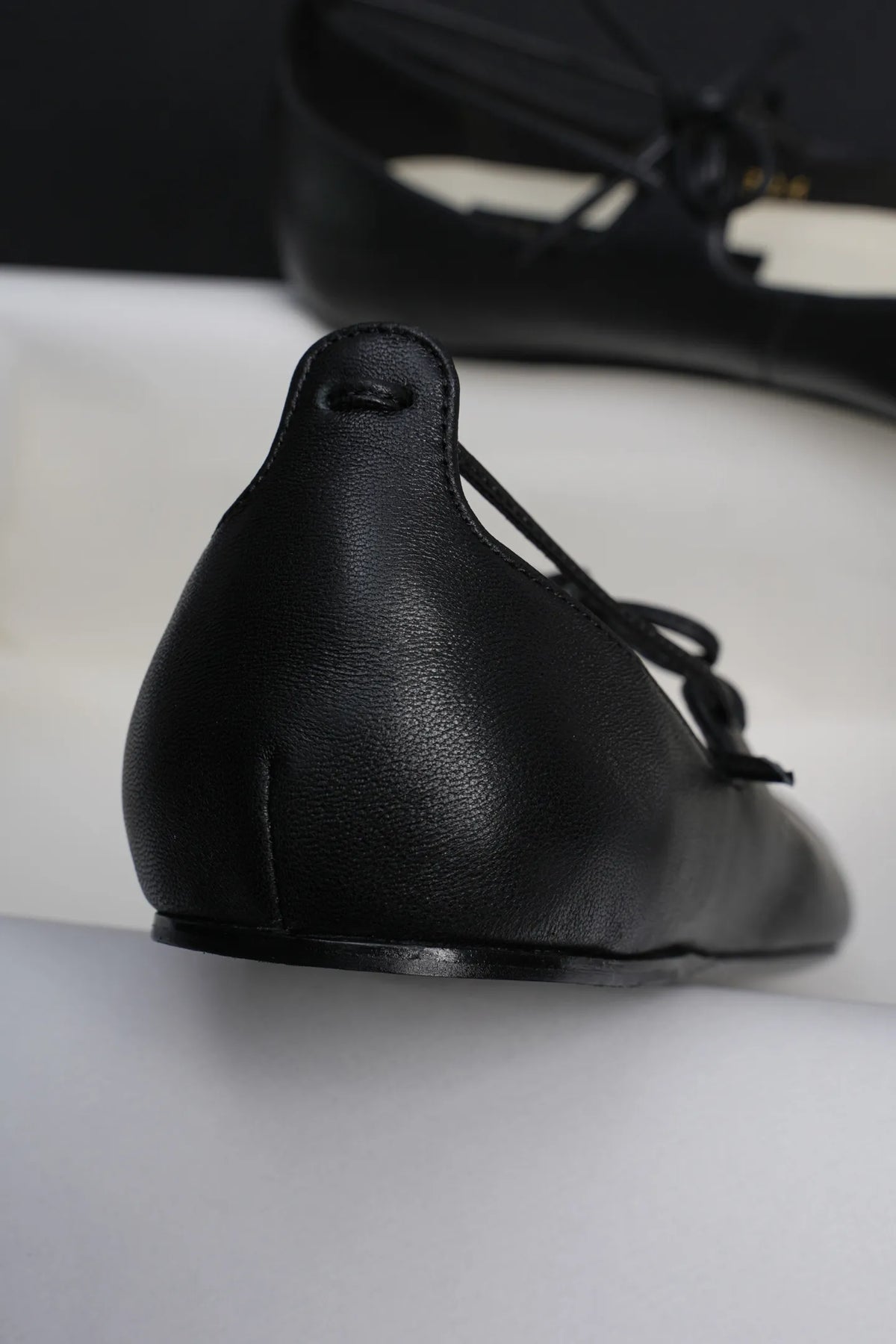 Chanel 25C Lace-up Flat Black Mary Jane 659423