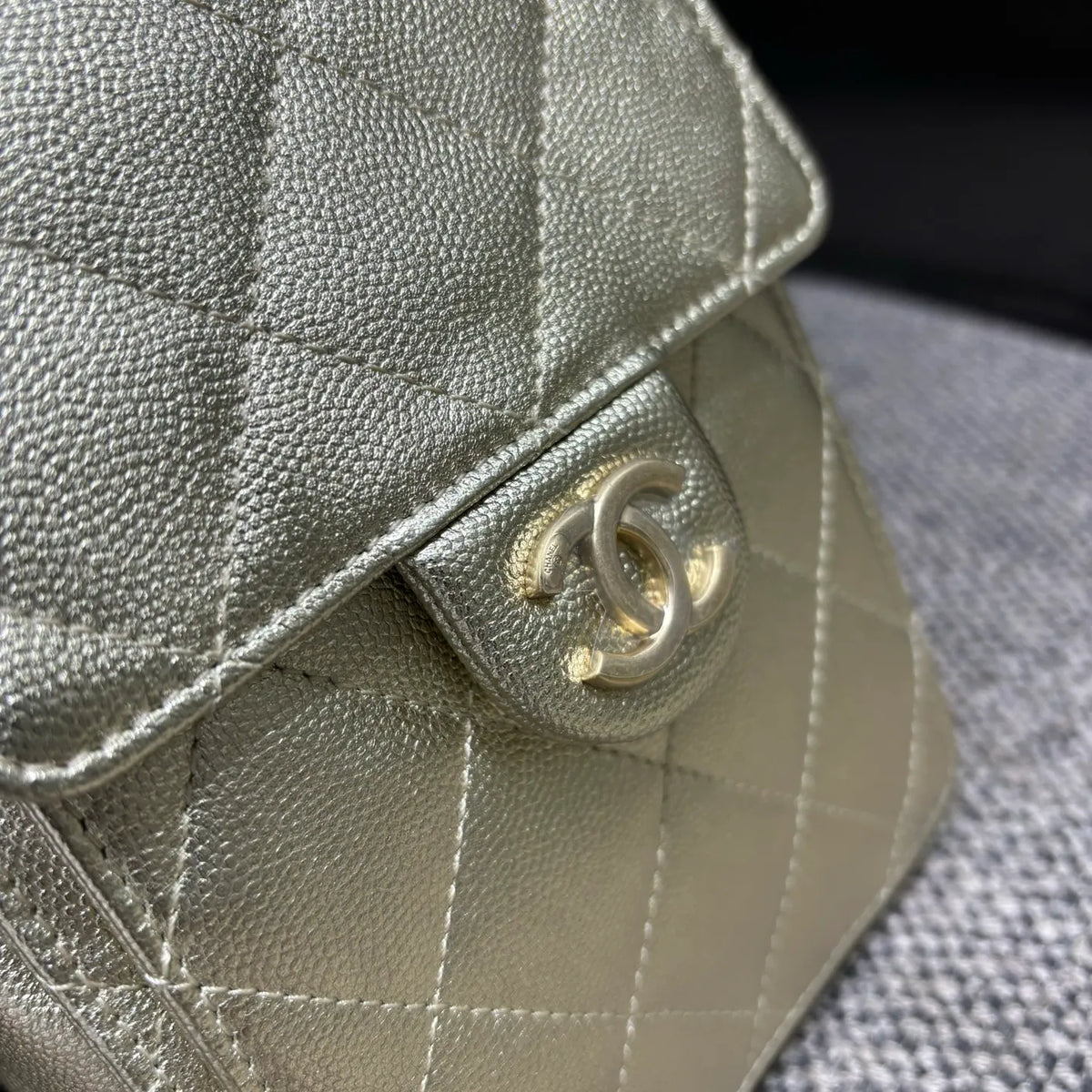 Ch@nel 25C Runway Hippie Chain Hobo Bag 139894