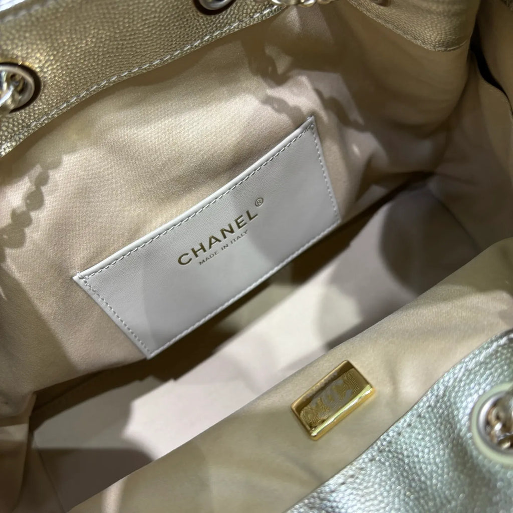Ch@nel 25C Runway Hippie Chain Hobo Bag 139894