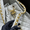 Ch@nel 25C Runway Large Hippie Hobo Shoulder Bag 139883