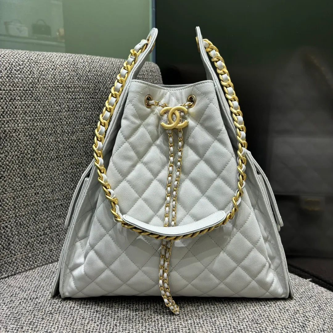Ch@nel 25C Runway Large Hippie Hobo Shoulder Bag 139883