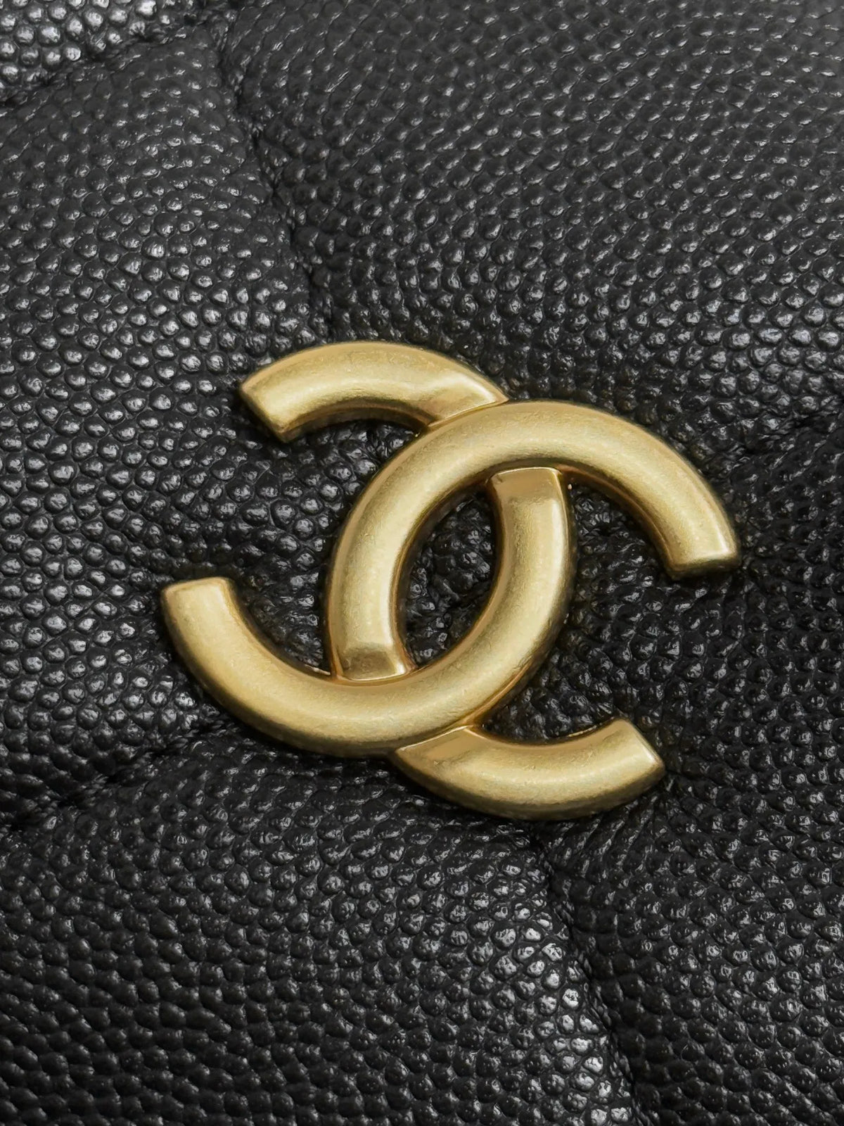 Chanel 25K Quilted Caviar Bowling Bag 99517