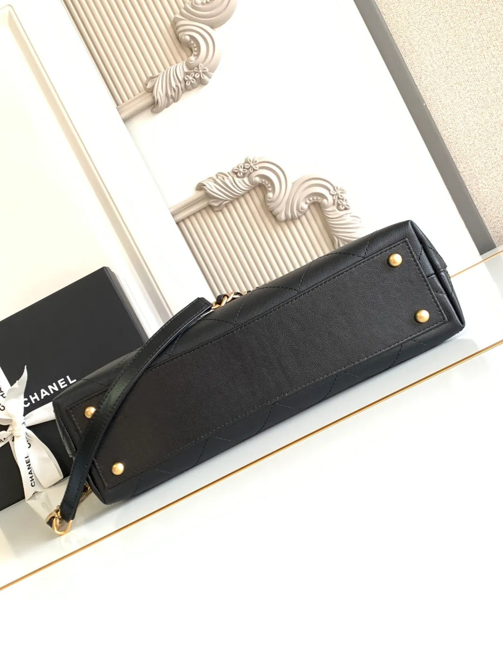 Chanel 25S Briefcase Flap Bag Calfskin Leather 5447