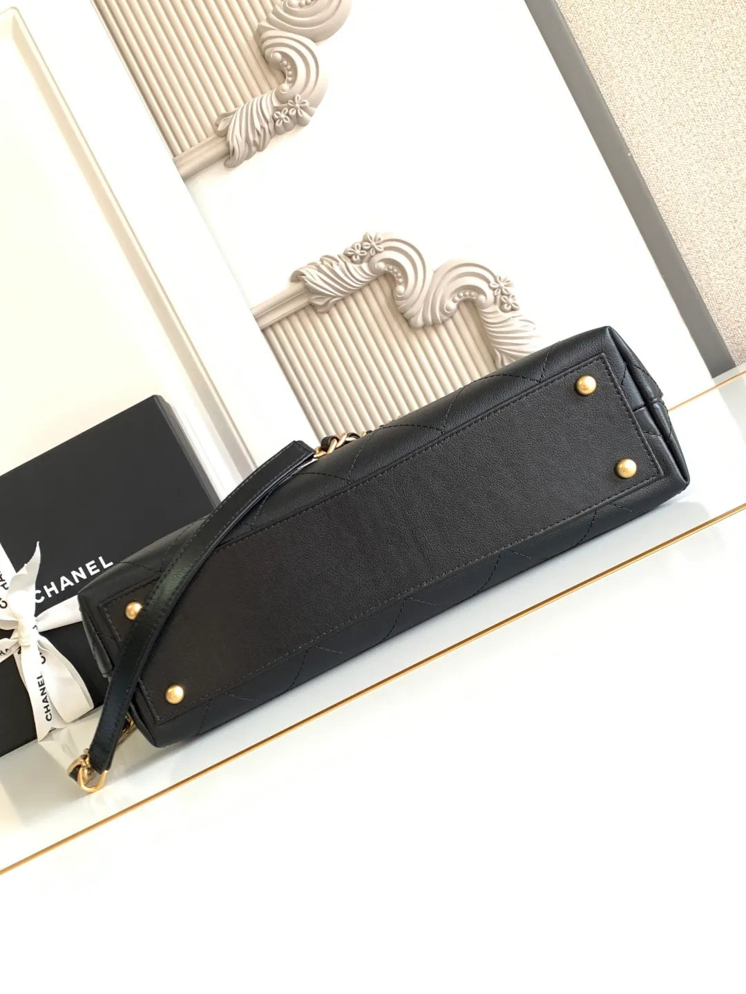 Chanel 25S Briefcase Flap Bag Calfskin Leather 5447