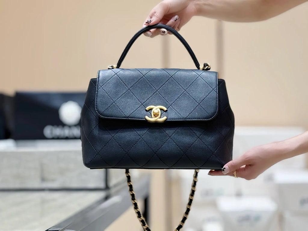 CHANEL 25S Large Flap Bag with Top Handle AS5467