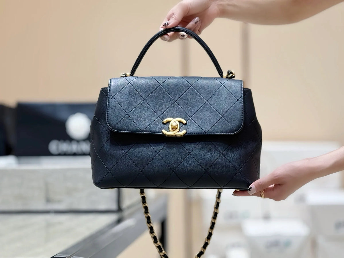 CHANEL 25S Large Flap Bag with Top Handle AS5467