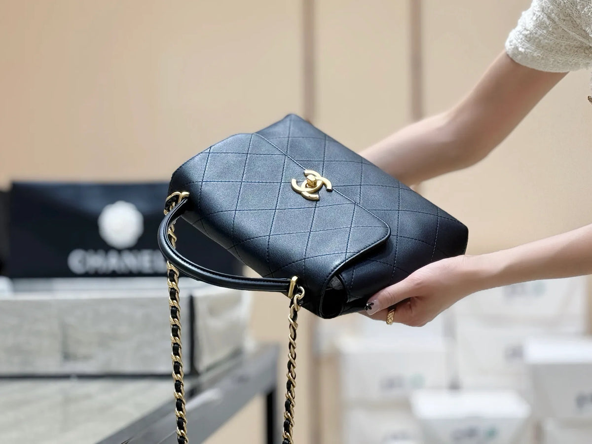 CHANEL 25S Large Flap Bag with Top Handle AS5467