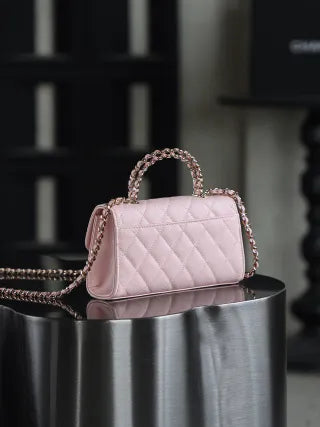 Chanel 25S Mini Kelly Cross Handbag Leather 239076