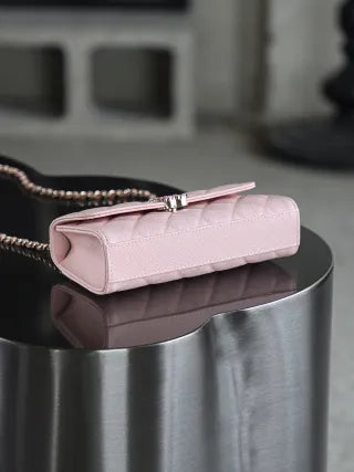 Chanel 25S Mini Kelly Cross Handbag Leather 239076