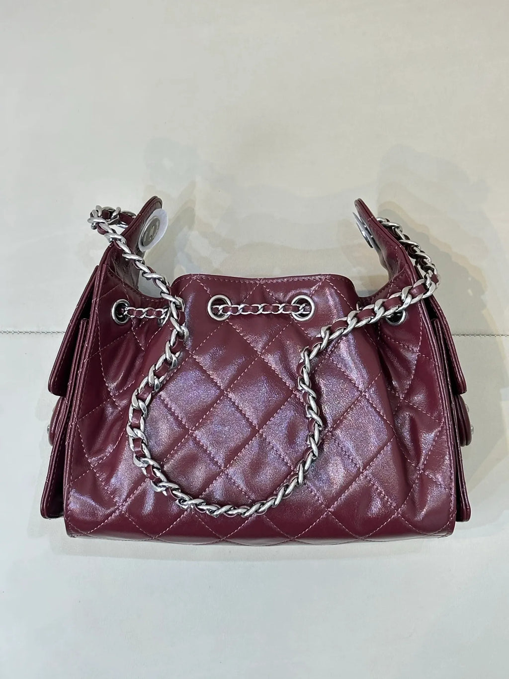CHANEL 25S Small Hobo Drawstring Bucket Bag