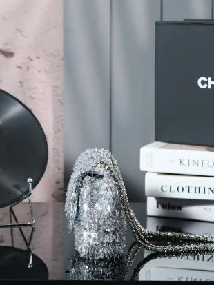 CHANEL 25SS Glitter Limited Edition Bag P2448
