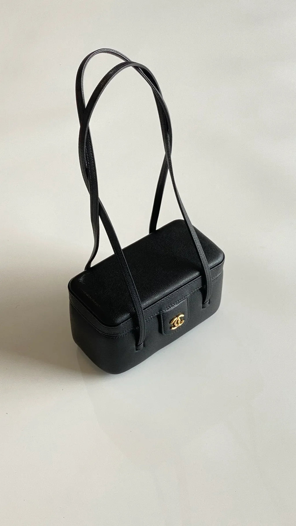 CHANEL 26 Vanity Case Bag Black
