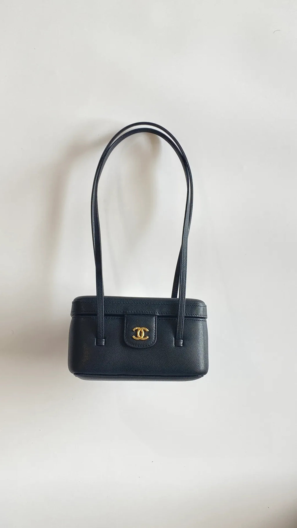 CHANEL 26 Vanity Case Bag Black