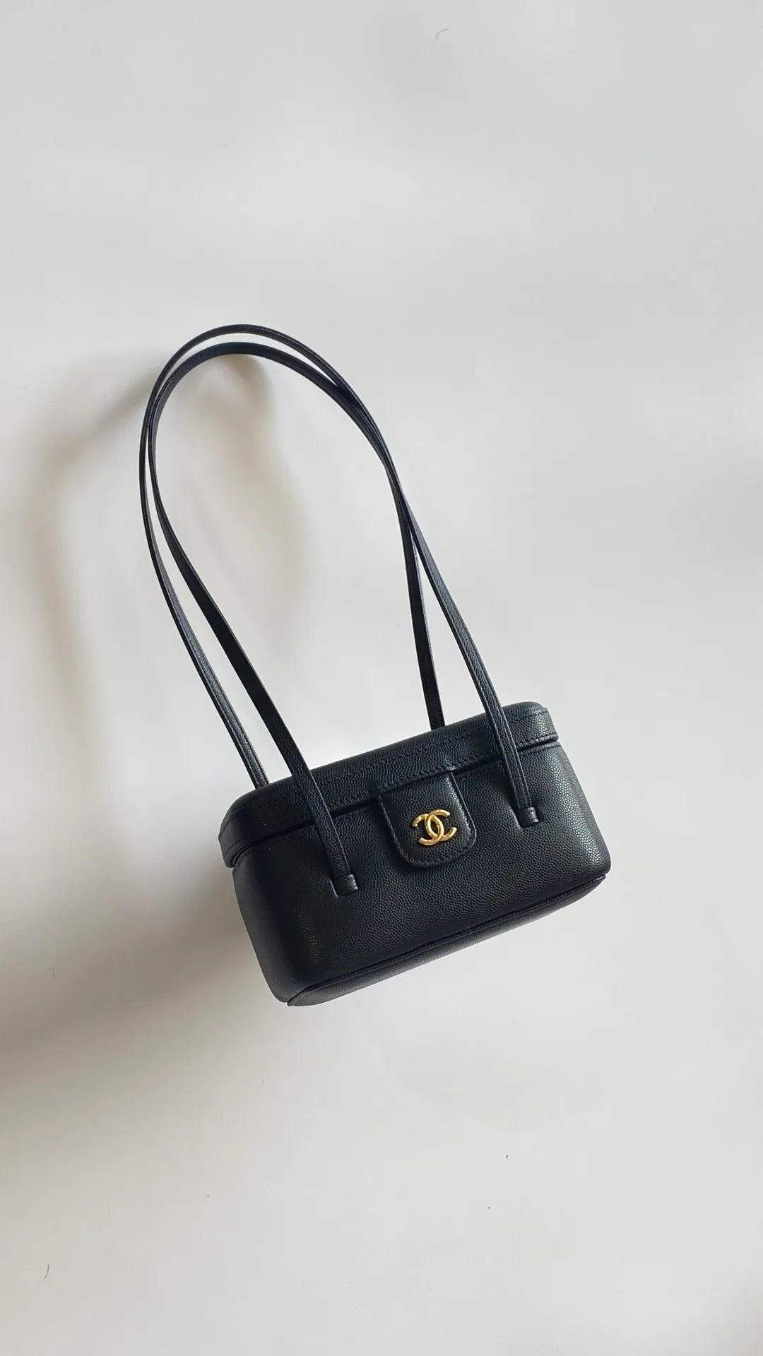 CHANEL 26 Vanity Case Bag Black