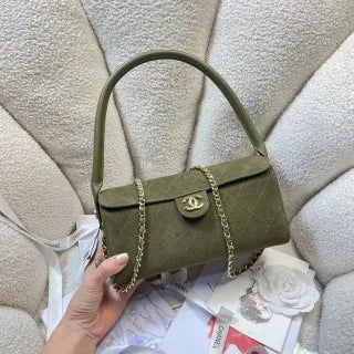 Chanel 26A Bowling Vintage Handbag Leather AP5294