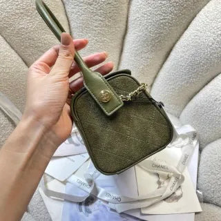 Chanel 26A Bowling Vintage Handbag Leather AP5294