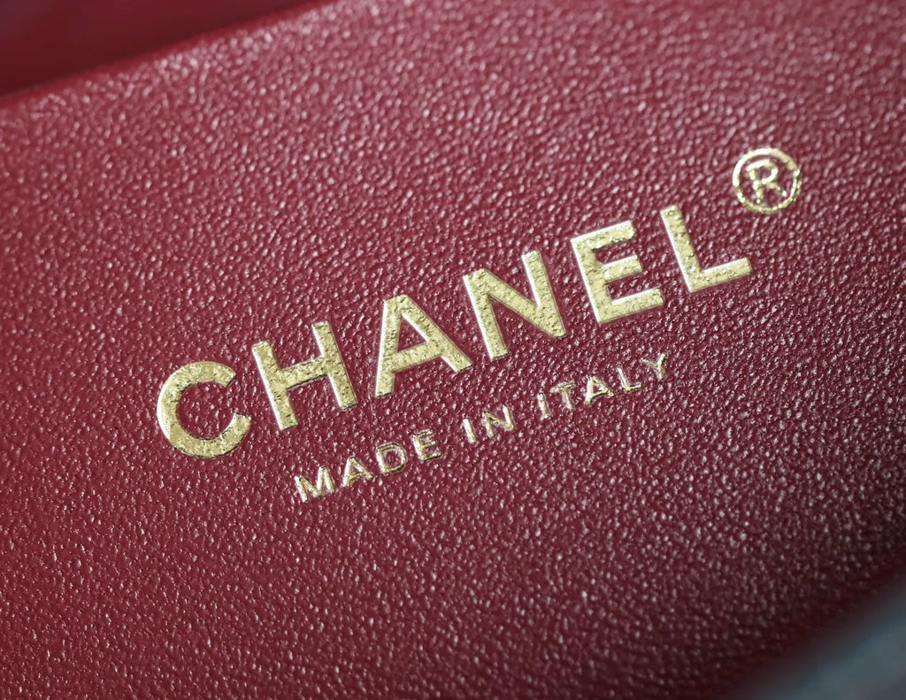 Chanel 26A Handbag Crocodile-Embossed Calfskin 828