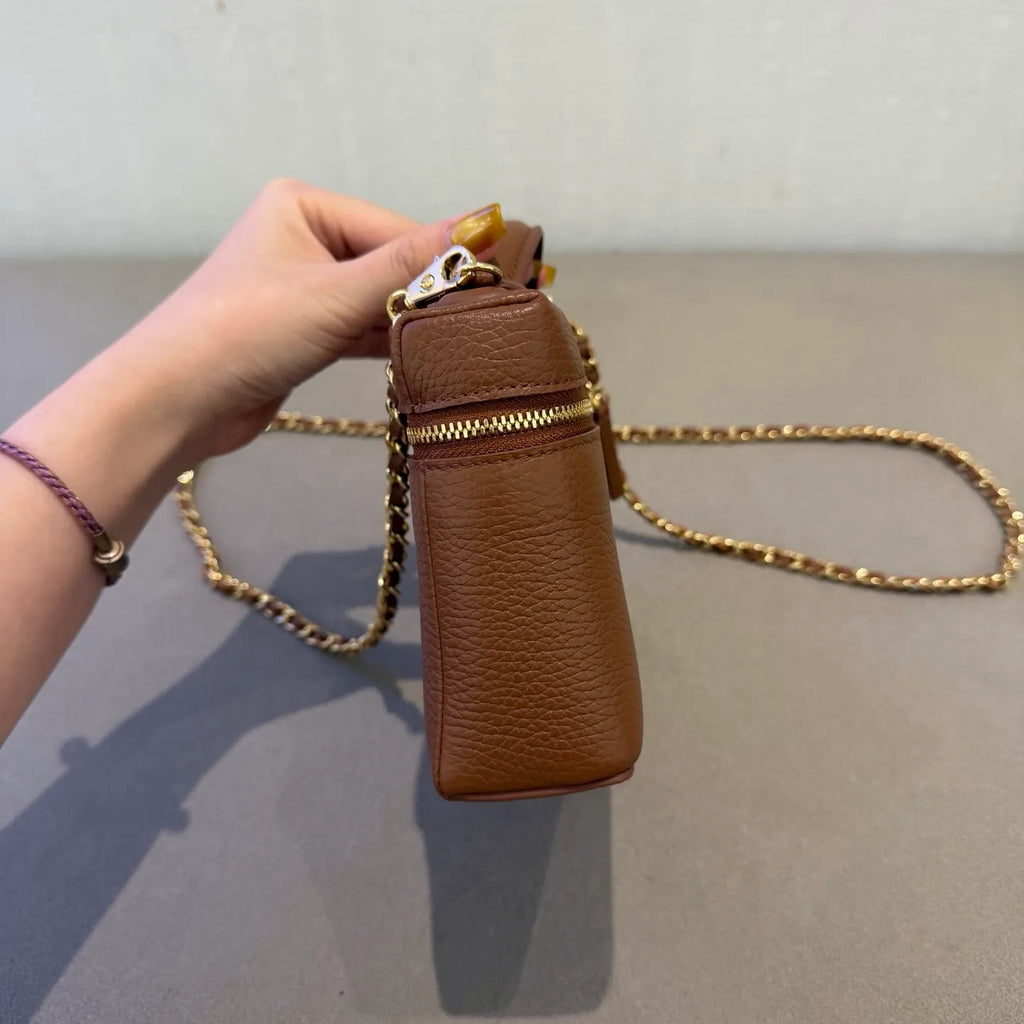 Ch@nel 26A LP Grained Calfskin Shoulder Bag 139924