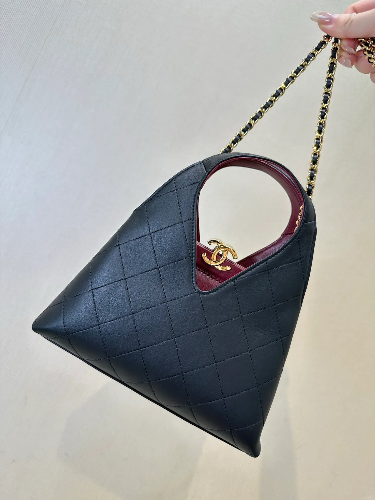 CHANEL 26A Métiers d’Art Triangle Hobo Bag
