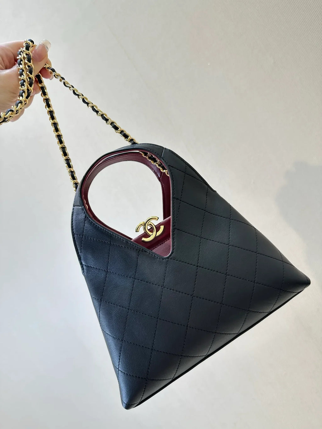CHANEL 26A Métiers d’Art Triangle Hobo Bag