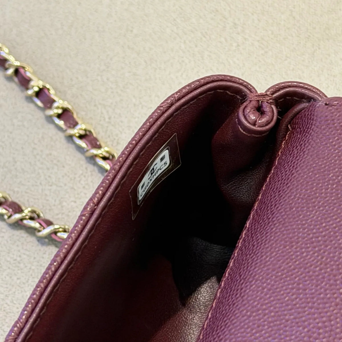 Chanel 26A Mini Coco Handle Horizontal Shoulder Bag Caviar