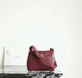 Chanel 26A Mini V-Flap Hobo Bag Calfskin Leather C-861