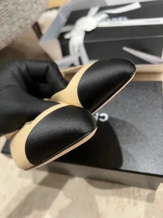 Chanel 26A Women's Pointed Toe Slingback Heels 3in
