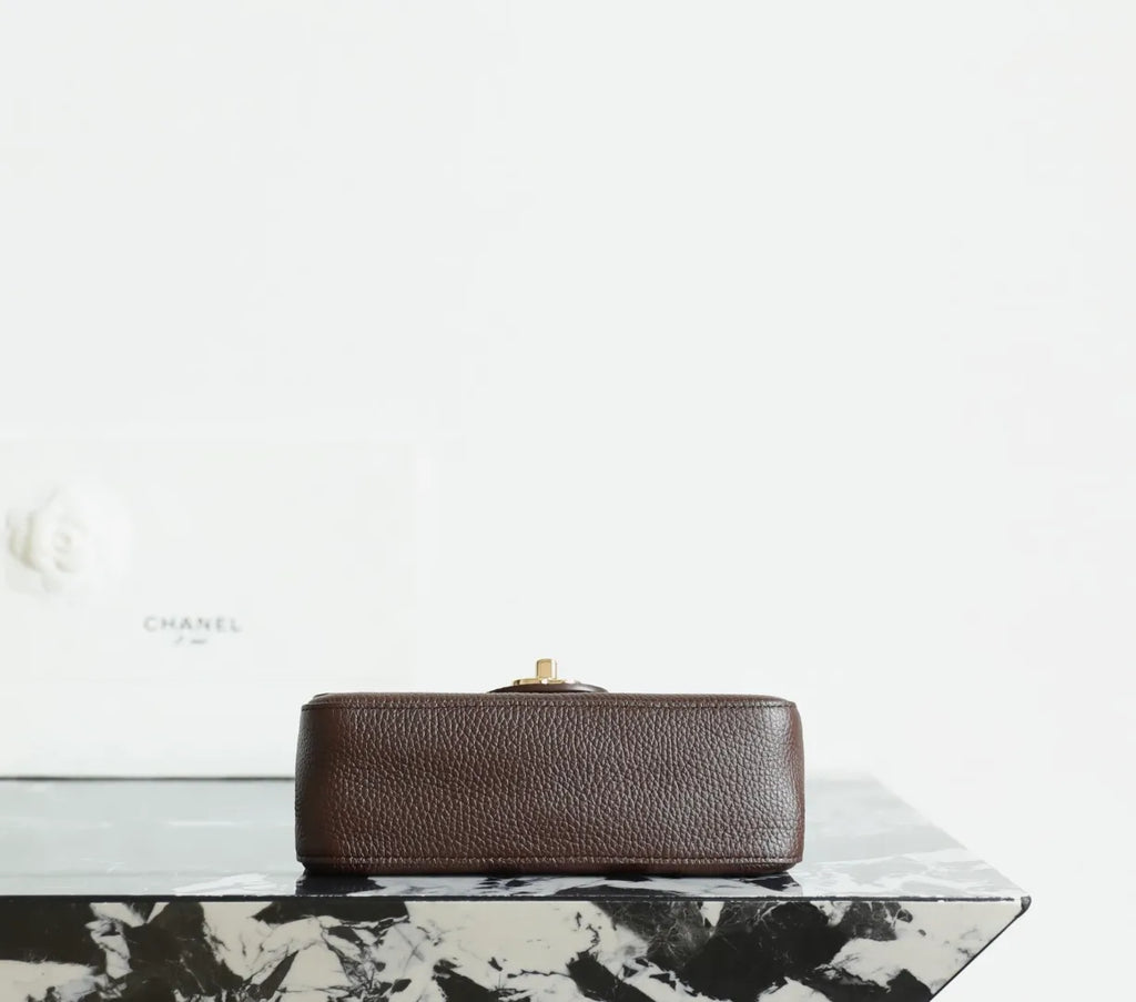 CHANEL 26B Flap Bag Chocolate Brown