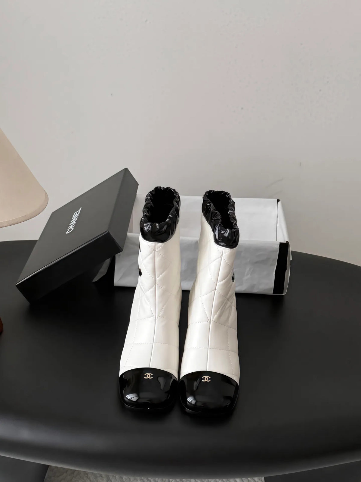Chanel 26B Women's Double C Boots