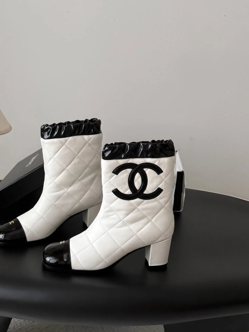 Chanel 26B Women's Double C Boots