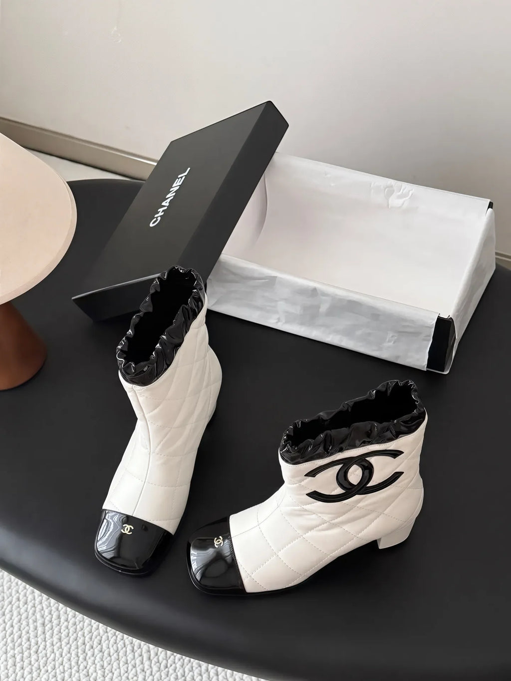 Chanel 26B Women's Double C Boots