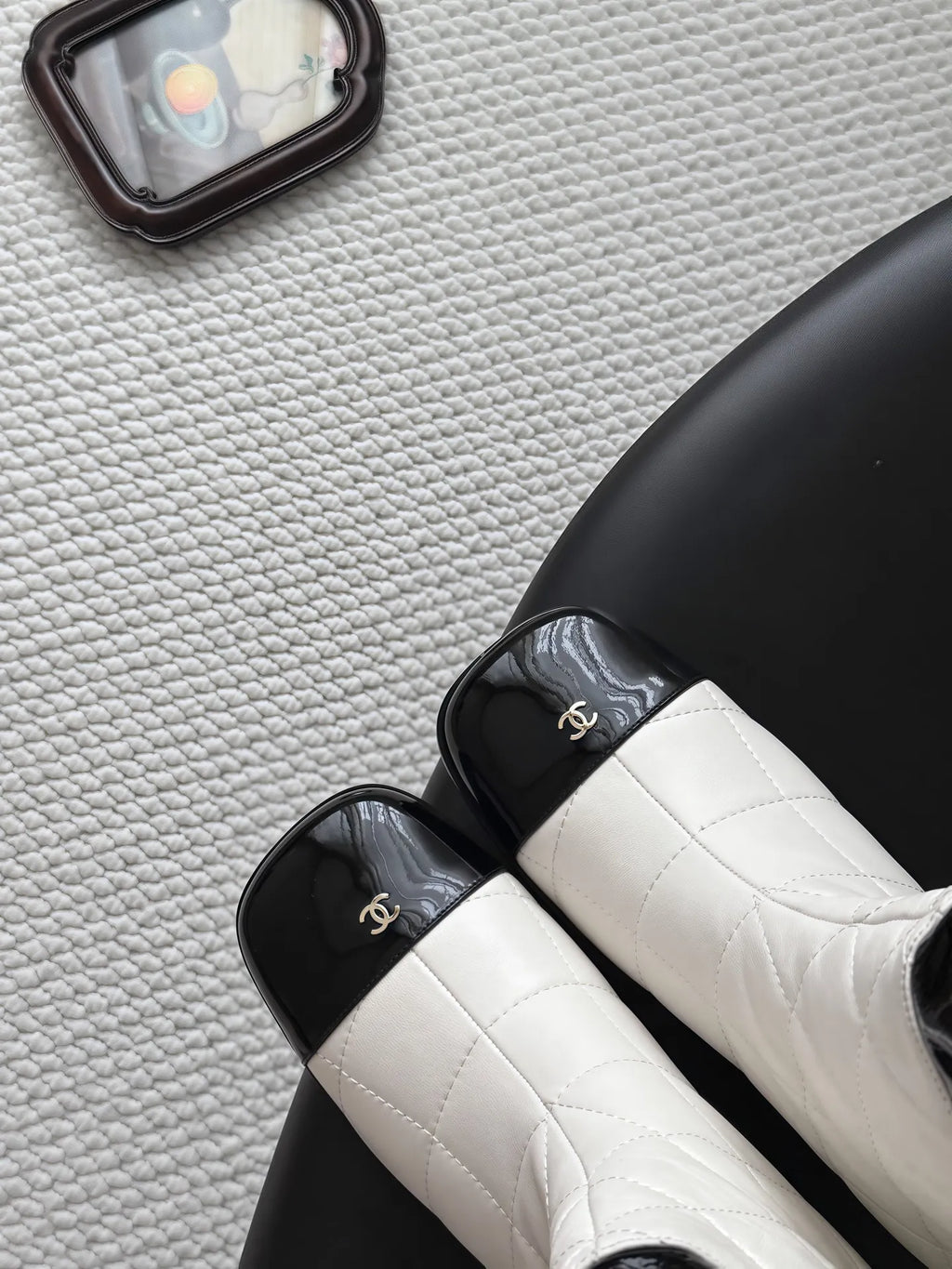Chanel 26B Women's Double C Boots