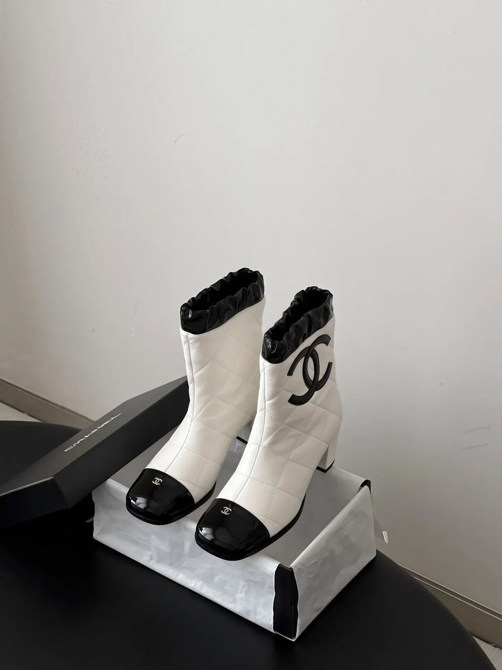 Chanel 26B Women's Double C Boots
