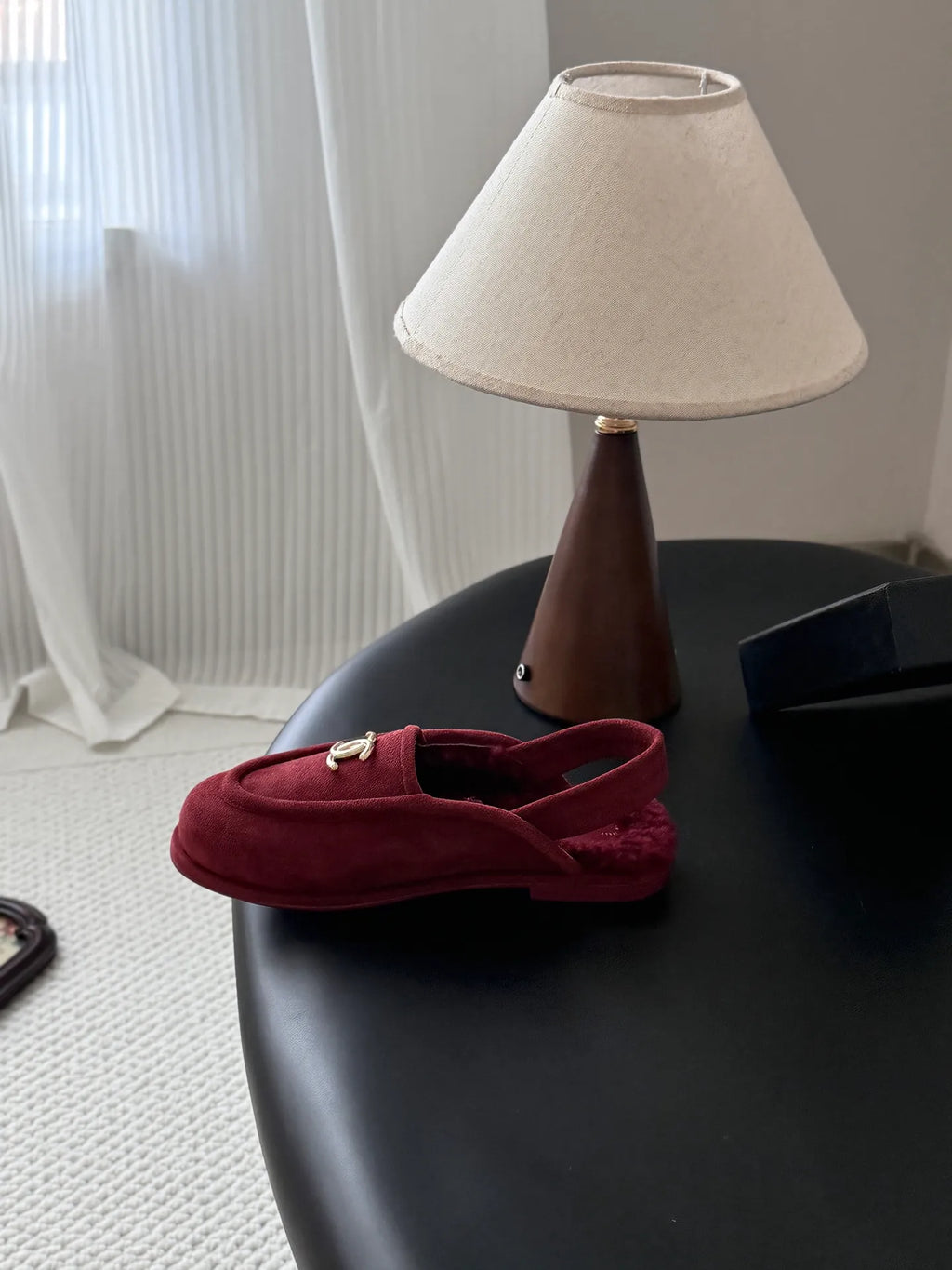Chanel 26B Women's Fuzzy Loafers