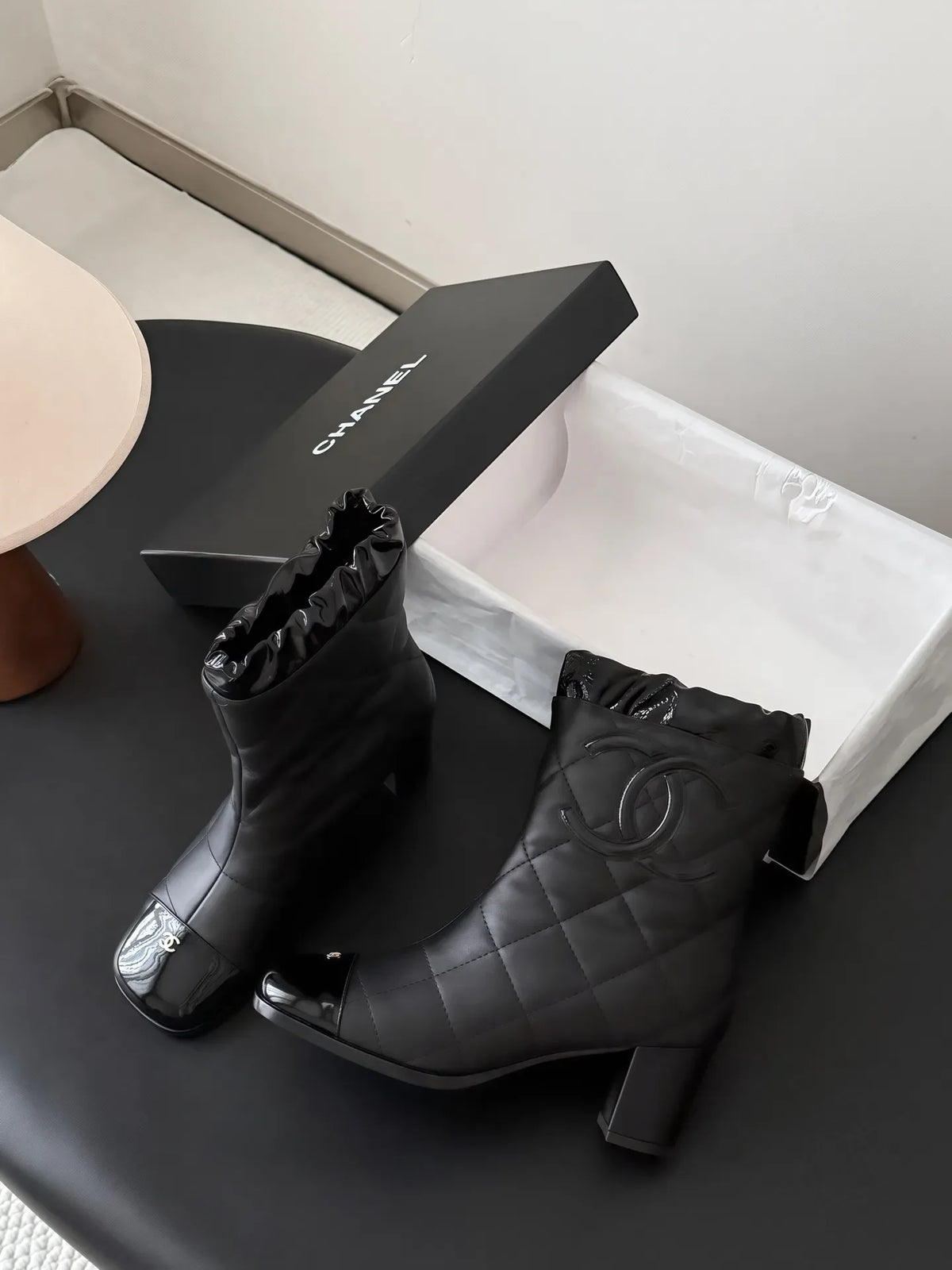 Chanel 26B Women's Métiers d'Art Double C Boots
