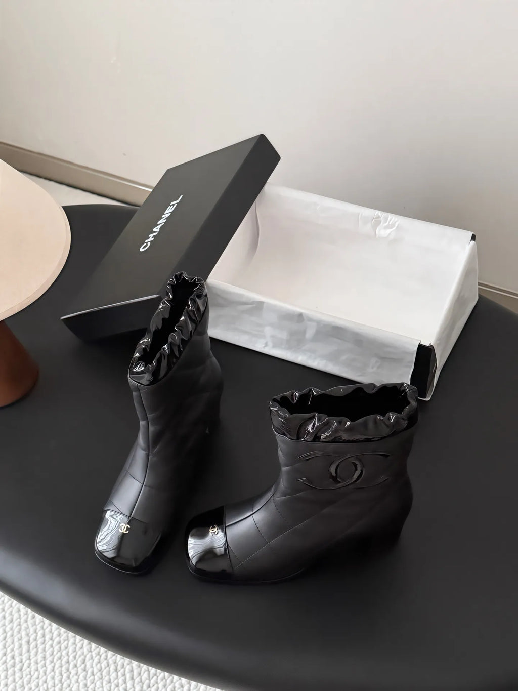 Chanel 26B Women's Métiers d'Art Double C Boots