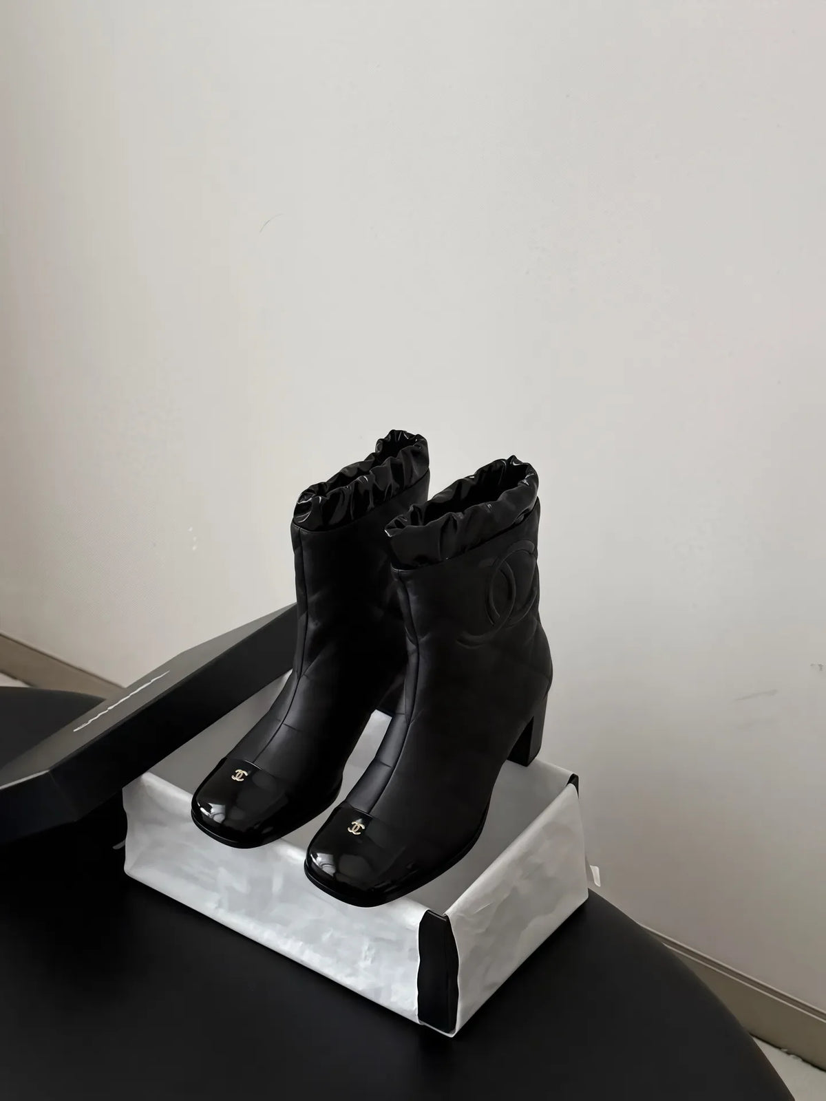 Chanel 26B Women's Métiers d'Art Double C Boots