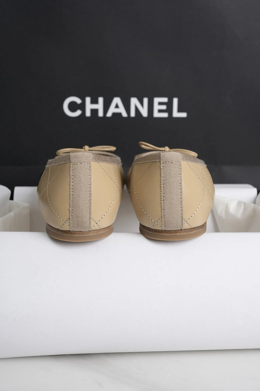 Chanel 26M Coco Apricot Cambon Shoes 317306