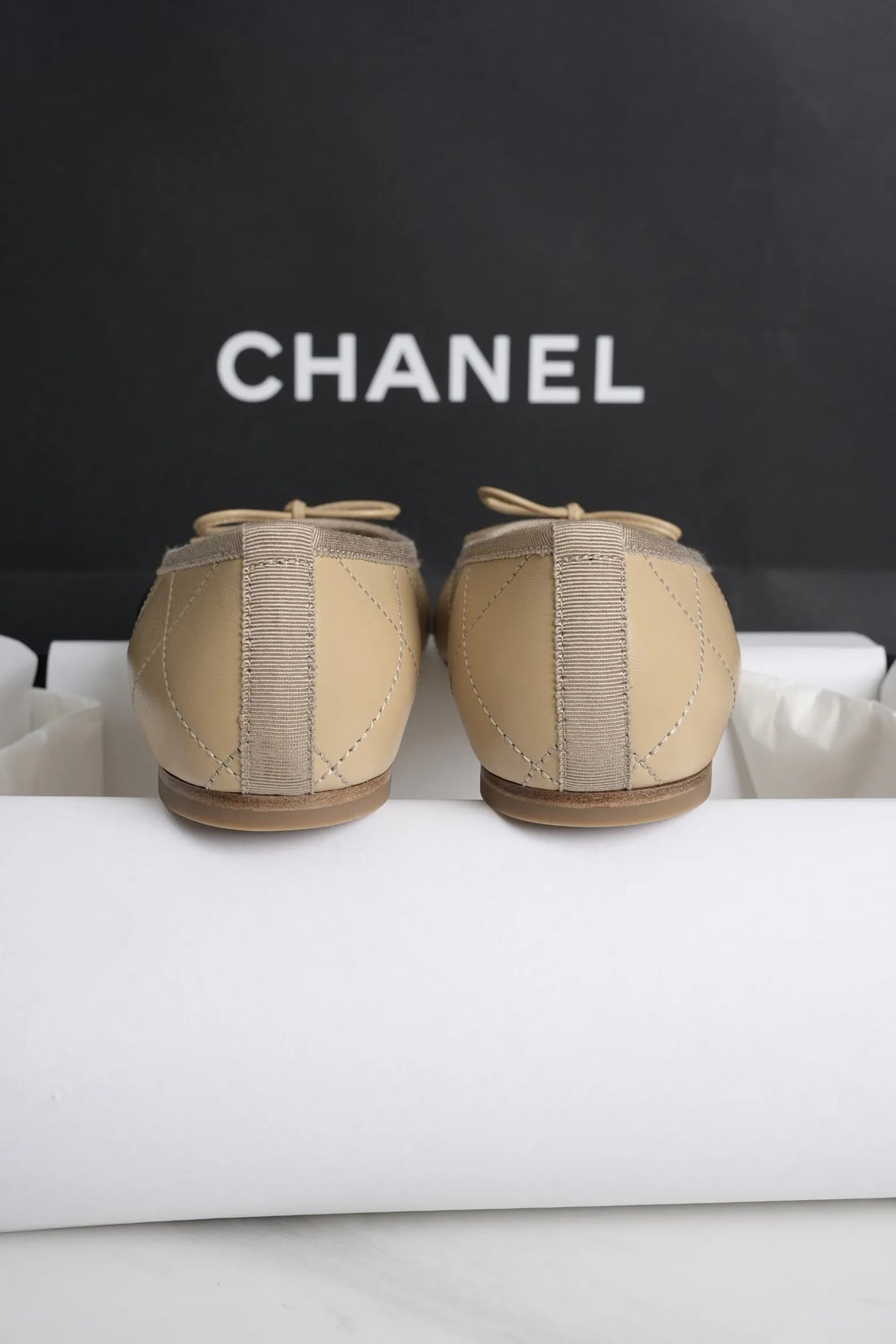Chanel 26M Coco Apricot Cambon Shoes 317306
