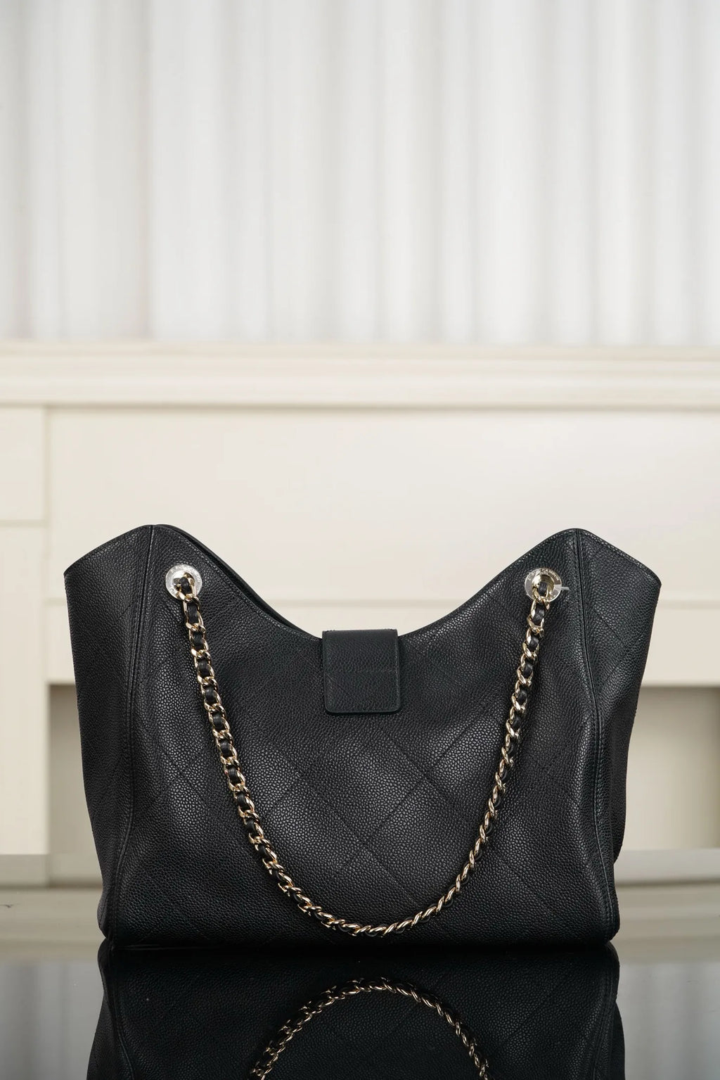 Chanel 26P Chain Bag Black and Gold 26120861