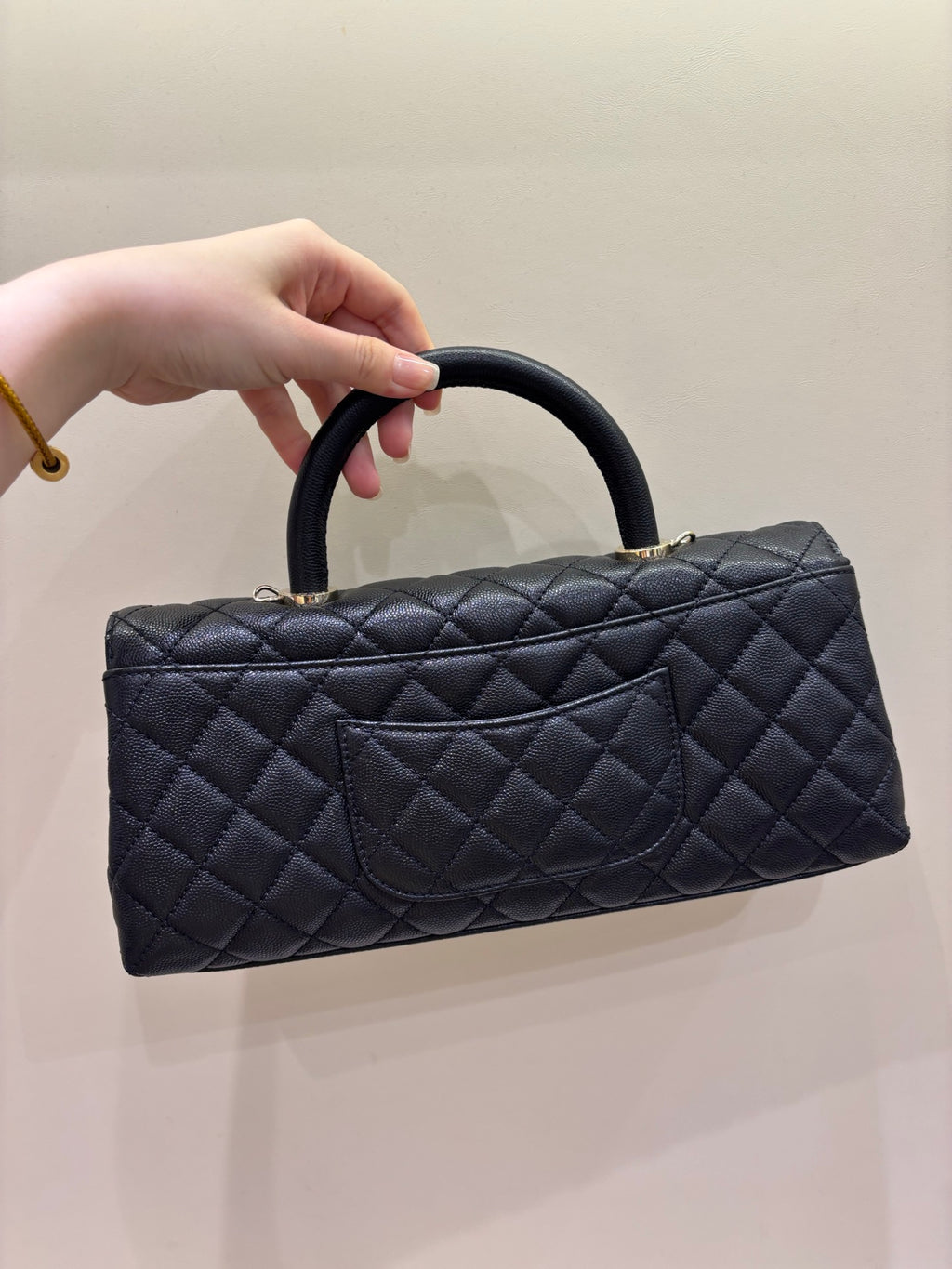 Chanel 26P Coco Handle Horizontal Bag Caviar Calfskin