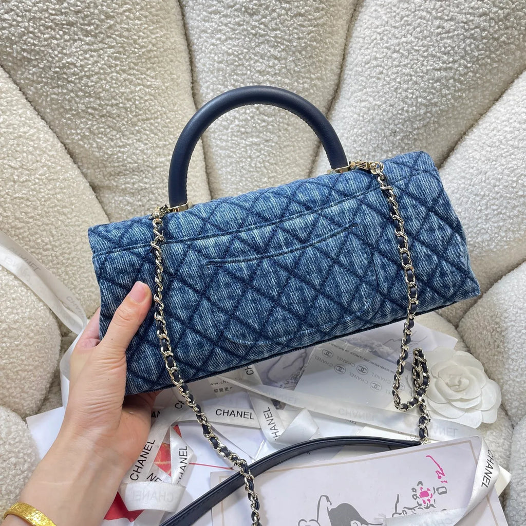 Chanel 26P Horizontal Coco Handle Black 6091