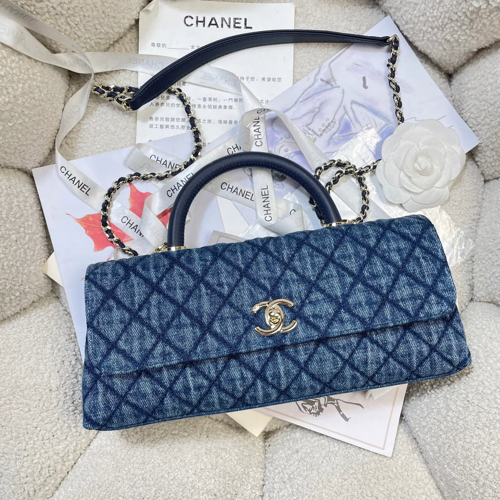 Chanel 26P Horizontal Coco Handle Black 6091